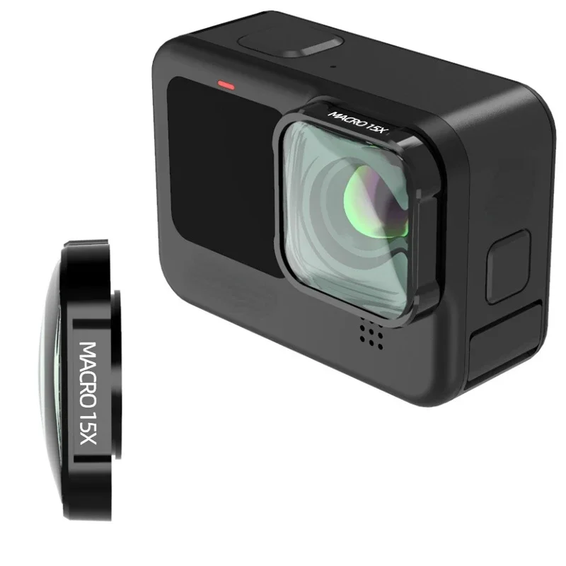 Macro 15X HD Lens Filter for G - Gopro Action Camera Hero 12 Black recension och pris