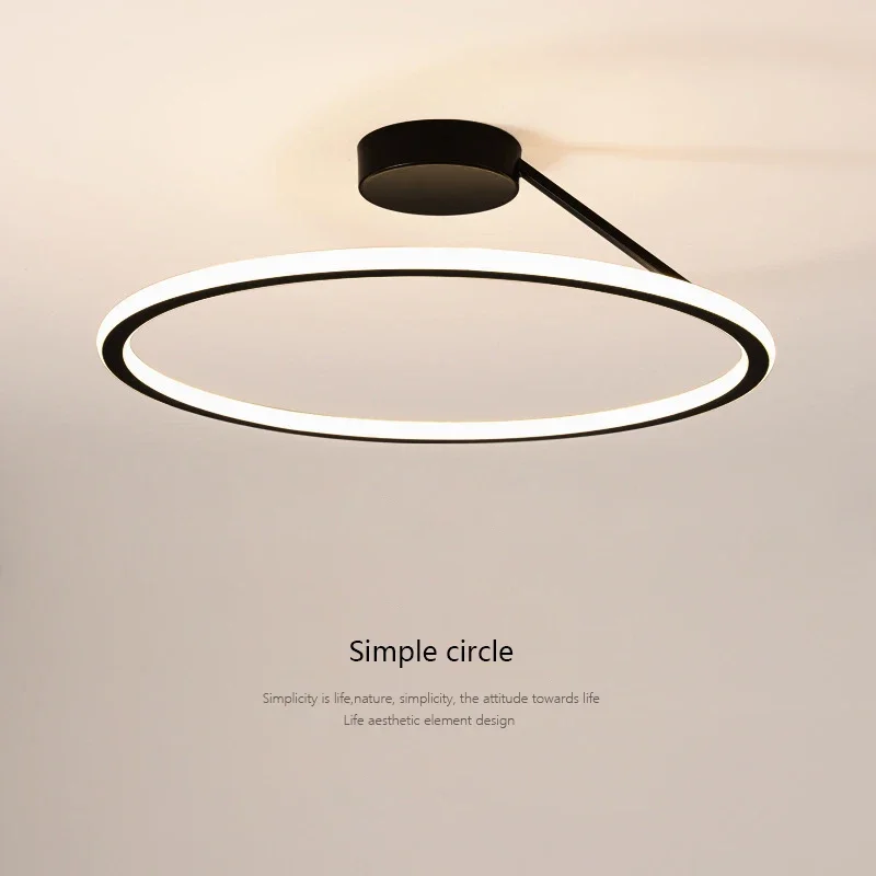Modern Simple Circle Led Chand - Photography Lighting For Food recension och pris