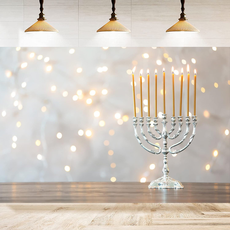 Happy Hanukkah Photography Bac - Photography Lighting White Background recension och pris