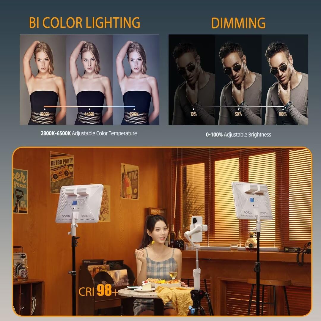 Godox P260C Pro LED Video Ligh - Photography Lighting Board recension och pris
