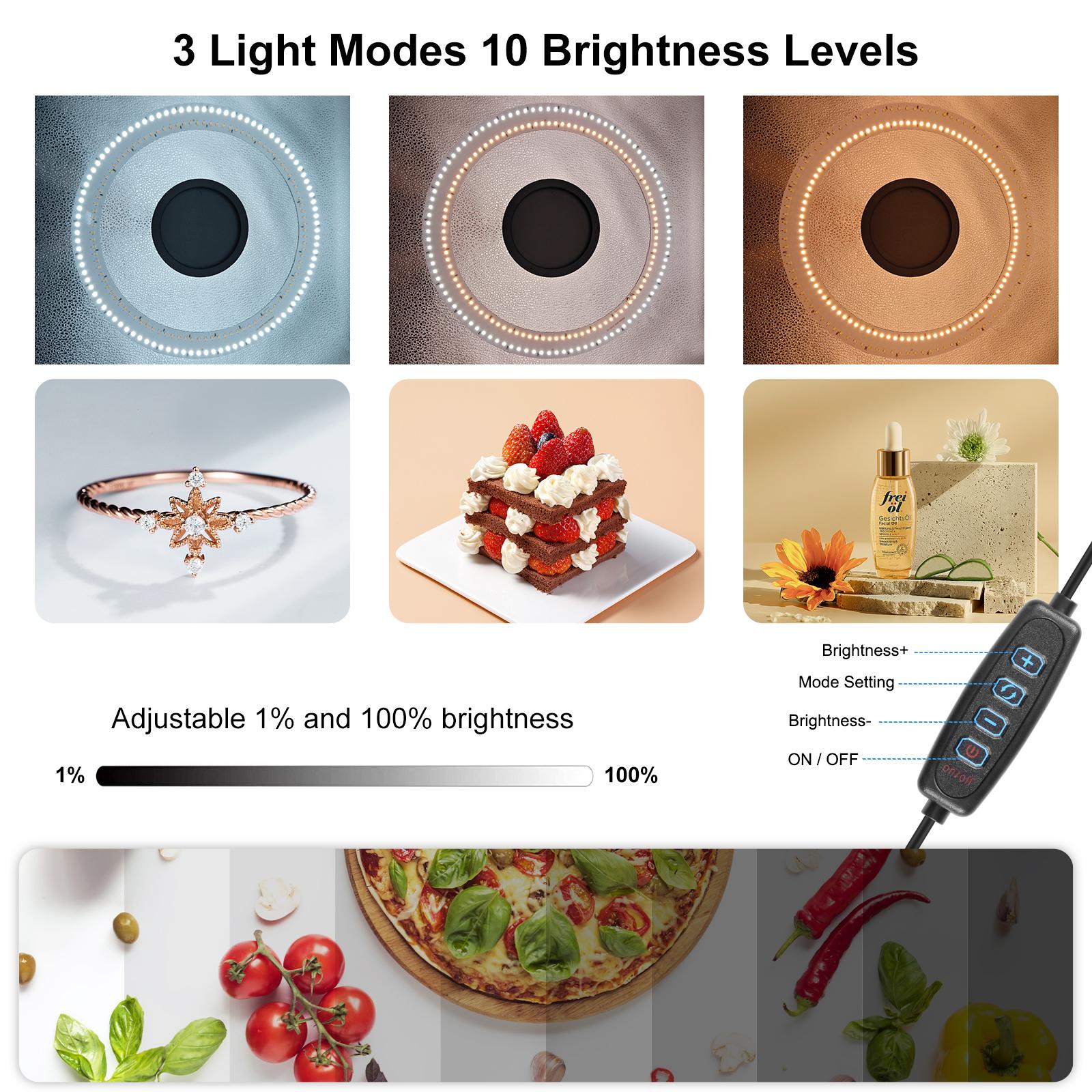 PULUZ 50cm Folding Portable Ri - Photography Types Of Lighting recension och pris