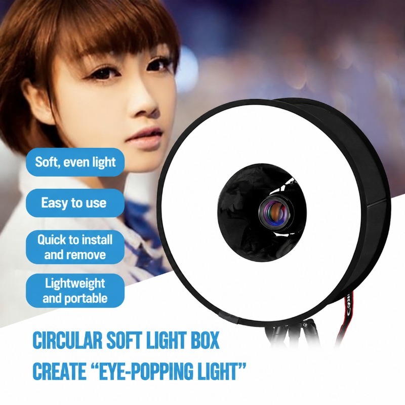 Foldable 45cm Ring‑flash Soft‑ - Photography Types Of Lighting recension och pris